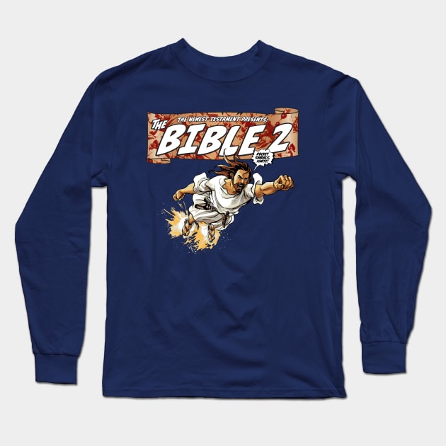 Bible 2 Rocket Sandals Ignite Long Sleeve T-Shirt by Trepidationcomics